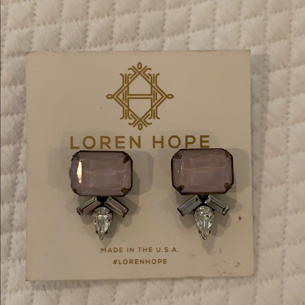 Rhinestone earrings